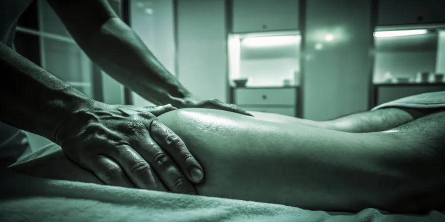 Therapeutic deep tissue massage for hamstring strain recovery