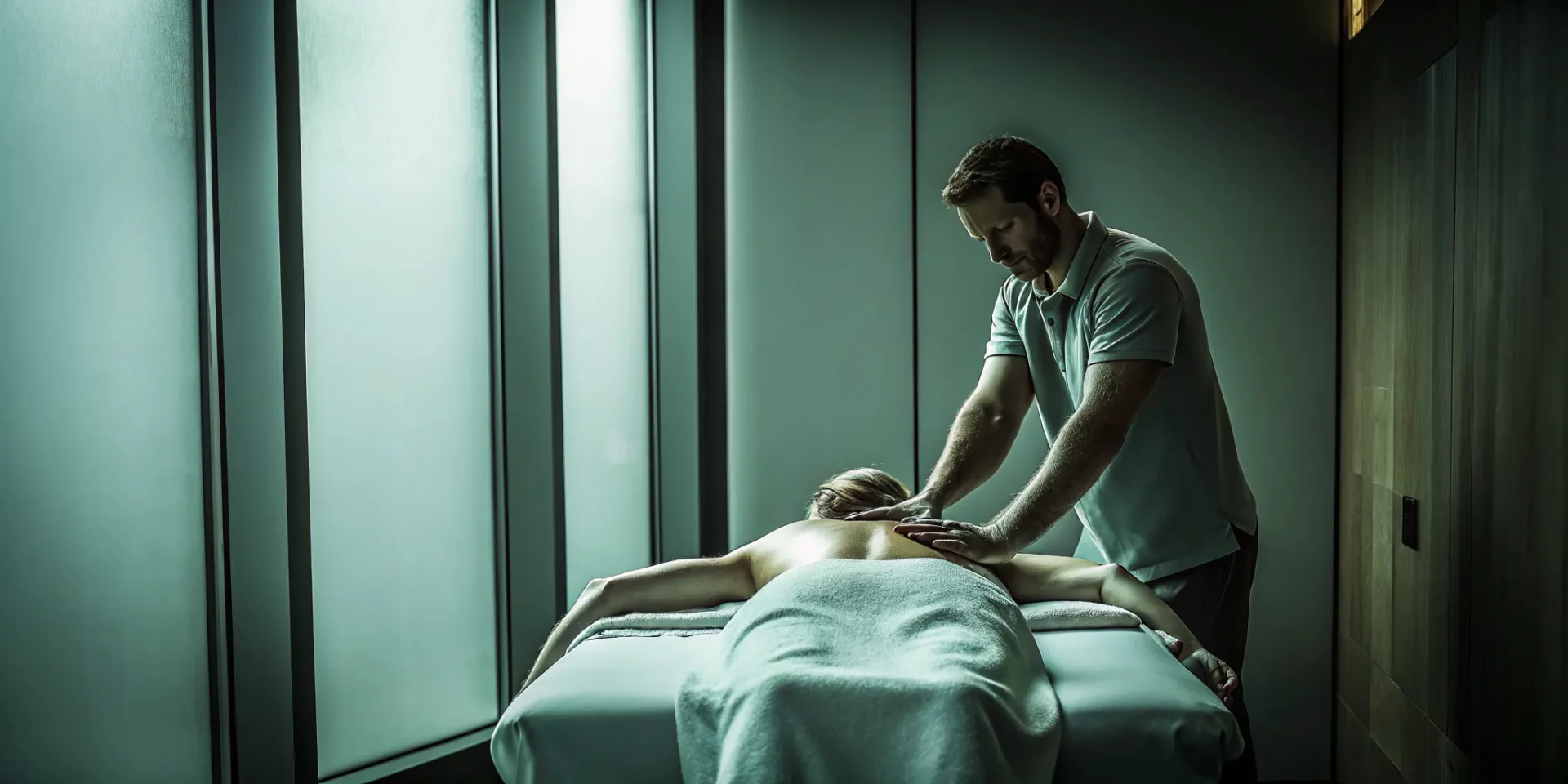 Massage for curvature of the spine to relieve back pain and muscle tension.